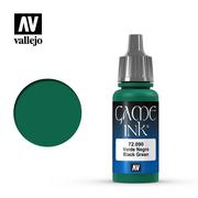Akcesoria i części modelarskie - Vallejo Black Green 090 72090 - miniaturka - grafika 1