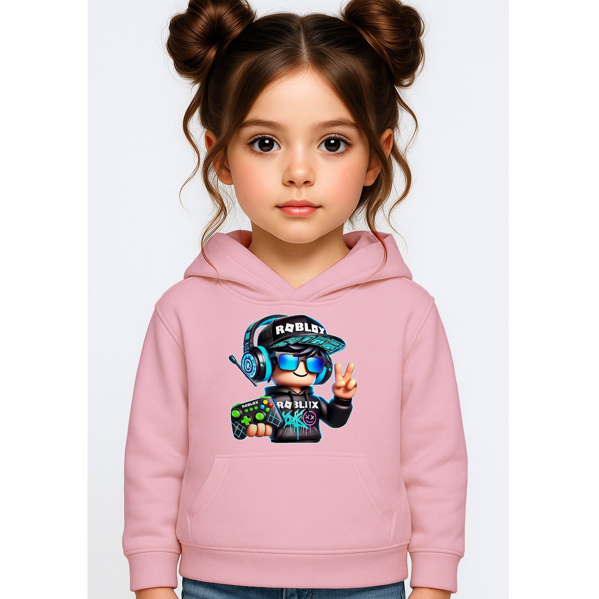 BLUZA DZIECIĘCA Z KAPTUREM ROBLOX GRACZ 146-152 DLA DZIECKA PREZENT
