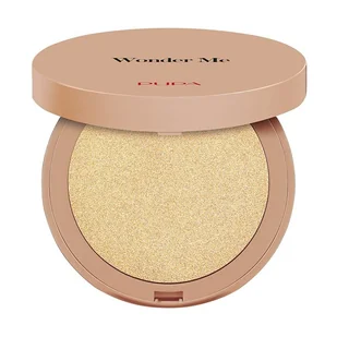PUPA Milano Wonder Me Rozświetlacz do twarzy 102 Pure Gold - Rozświetlacze do twarzy i ciała - miniaturka - grafika 1