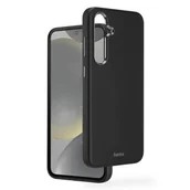 Etui i futerały do telefonów - Hama Etui do Samsung Galaxy S24+ (sztuczna skóra, metal, eleganckie etui na telefon komórkowy z tyłu, dodatkowa ochrona aparatu i wyświetlacza, kompatybilne z bezprzewodowym ładowaniem, miękkie, z - miniaturka - grafika 1