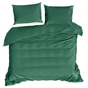 Pościel - Euro Firany Pościel 160 x 200 3cz Satynowa Nova3 C. Zieleń 1206233 - miniaturka - grafika 1