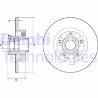 Tarcze hamulcowe - Delphi Tarcza hamulcowa BG9190RSC - miniaturka - grafika 1