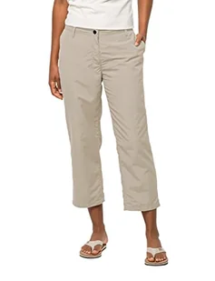 Jack Wolfskin Damskie spodnie Kalahari 7/8 W spodnie rekreacyjne, White Pepper, 38, WHITE PEPPER, 38 - Spodnie damskie - miniaturka - grafika 1