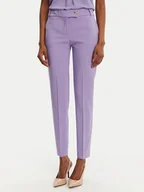 Spodnie damskie - Rinascimento Spodnie materiałowe CFC0122741003 Fioletowy Regular Fit - miniaturka - grafika 1