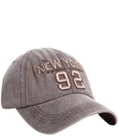 Czapki i chusty sportowe męskie - Czapka z daszkiem męska haft New York 92 Vintage - miniaturka - grafika 1