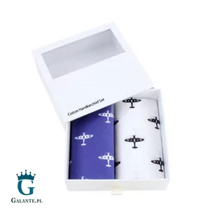 Chusteczki męskie Samoloty Spitfire HR-20 - Apaszki i szaliki męskie - miniaturka - grafika 2