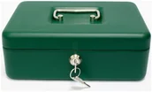Sejfy i kasy pancerne - Metalplus Kasetka na pieniądze zielona 21533AS_GREEN - miniaturka - grafika 1