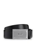 Paski - Boss Pasek Męski 50496735 Czarny - miniaturka - grafika 1