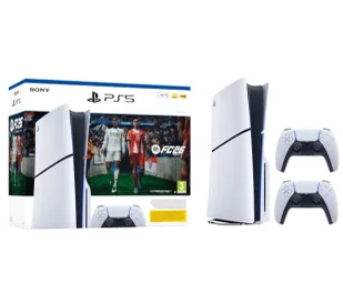 Sony PlayStation 5 Slim E Chassis PS5 1TB z napędem EA SPORTS FC 26 Bundle + Dodatkowy Pad - Konsole Playstation - miniaturka - grafika 1