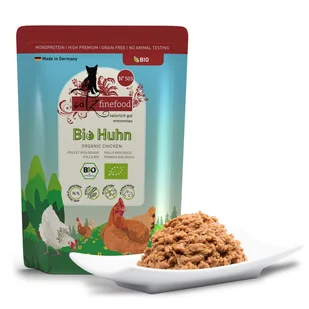 Catz Finefood Bio N.503 Kurczak saszetka 80g MS_15957 - Mokra karma dla kotów Catz Finefood Bio N.503 Kurczak saszetka 80g MS_15957 - Mokra karma dla kotów - miniaturka - grafika 3