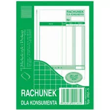 Michalczyk&Prokop RACHUNEK DLA KONSUMENTA, A6 (WIELOKOPIA) - Druki akcydensowe - miniaturka - grafika 1