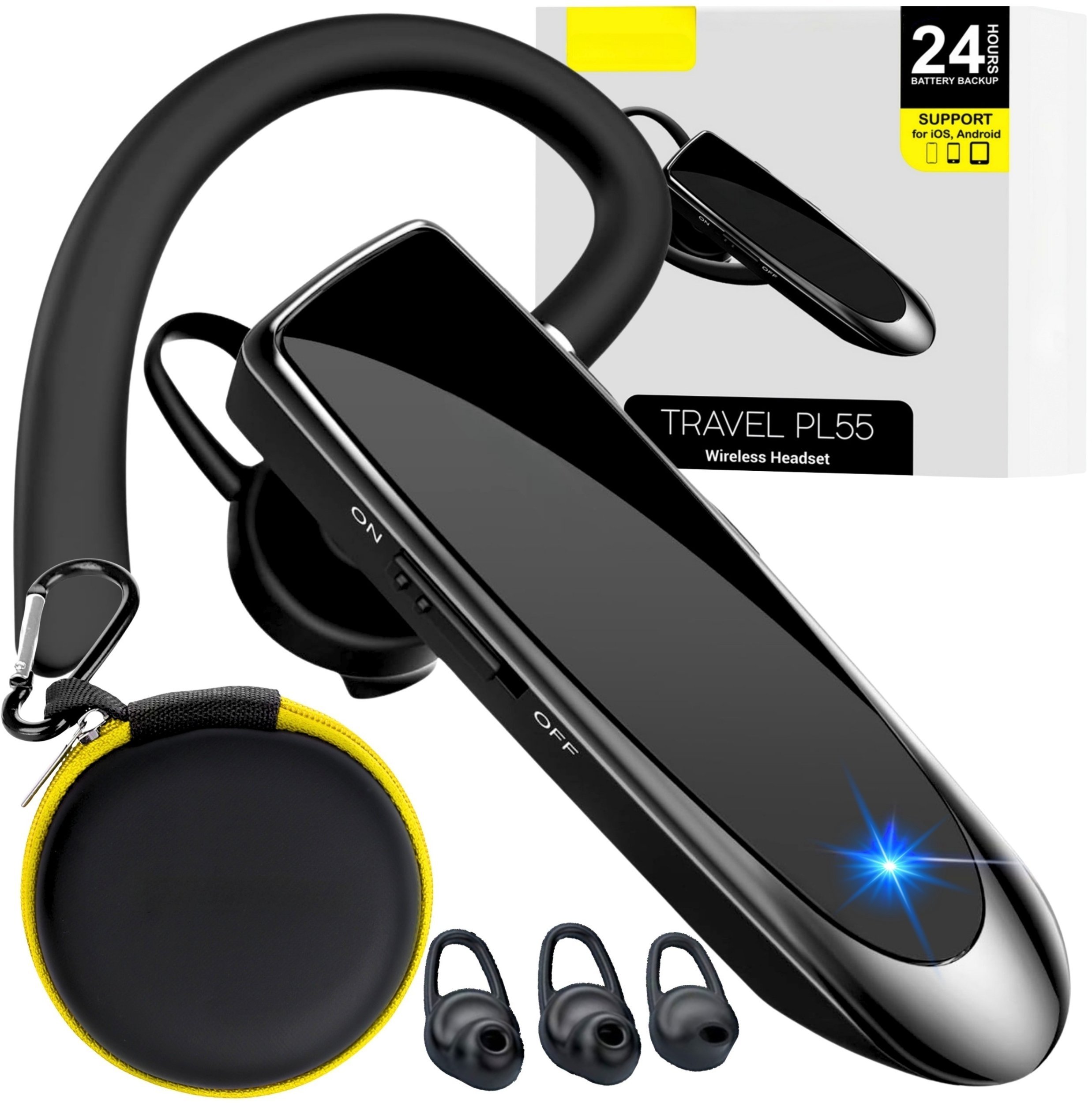 Matnox BEZPRZEWODOWA SŁUCHAWKA DO ROZMÓW DO UCHA BLUETOOTH