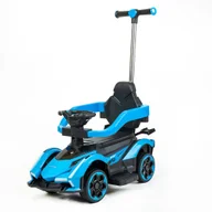 Chodziki - Baby Mix Speed jeździk z rączką niebieski - miniaturka - grafika 1