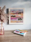 Obrazy i zdjęcia - Pastelowy obraz punch needle Kraina łagodności NA ZAMÓWIENIE - miniaturka - grafika 1