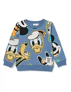 Bluzy dla chłopców - Bestseller A/S Chłopięca bluza NMMJIMBO Mickey Sweat UNB WDI, Bluefin, 110, Bluefin, 110 - grafika 1