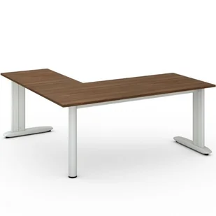 B2B Partner Biurko Flexible L 1800 x 1800 mm, orzech 468115 - Biurka - miniaturka - grafika 1