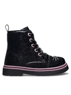 Buty dla dziewczynek - Nelli Blu Botki CM211214-13 Czarny - miniaturka - grafika 1