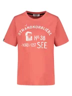 Koszulki i topy damskie - Eight2Nine Koszulka w kolorze koralowym - miniaturka - grafika 1