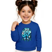 Bluzy dla dziewczynek - BLUZA DZIECIĘCA 67 SIX SEVEN KLOCKI VIRAL DLA CHŁOPCA DZIEWCZYNKI 146-152 - miniaturka - grafika 1