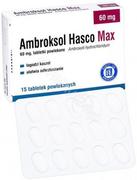 Suplementy diety - Hasco-Lek Ambroksol max 60 mg x 15 tbl.powl - miniaturka - grafika 1