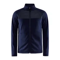 Bluzy sportowe męskie - Męska Bluza CRAFT ADV EXPLORE FLEECE MIDLAYER M 1910396-396000 – Granatowy - miniaturka - grafika 1