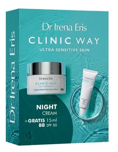 Dr Irena Eris LABORATORIUM KOSMETYCZNE SP. Z O.O. Zestaw Clinic Way Dermokrem Regenerująco-Nawilżający Na Noc + Nawilżający Krem BB SPF 50 - Zestawy kosmetyków damskich - miniaturka - grafika 1