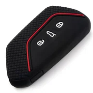 Akcesoria motoryzacyjne - ETUI SILIKONOWE POKROWIEC NA KLUCZYK VW GOLF VIII 8 LEON OCTAVIA V ENYAQ - miniaturka - grafika 1