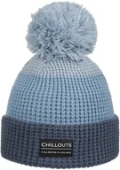 Czapki damskie - Czapka z Pomponem Wanda by Chillouts, niebieski, One Size - miniaturka - grafika 1