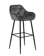 Taborety i hokery - Hoker Brooke Dark Grey (90452) - 24H - miniaturka - grafika 1