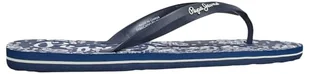Pepe Jeans Męskie klapki Whale Origin, niebieskie (granatowe), 43 EU, niebieski (Blue Navy), 10 UK - Klapki i japonki męskie - miniaturka - grafika 1