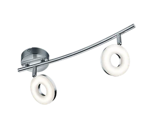 RENNES R82412106 listwa ścienna / sufitowa chrom LED 2x4W 3000K - Lampy ścienne RENNES R82412106 listwa ścienna / sufitowa chrom LED 2x4W 3000K - Lampy ścienne - miniaturka - grafika 1