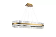 Lampy sufitowe - Podłużna lampa wisząca Francesca AZ5263 LED 64W mosiądz - miniaturka - grafika 1