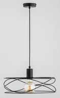 Lampy sufitowe - Diuk lampa wisząca 1xE27 czarna 61259 - miniaturka - grafika 1
