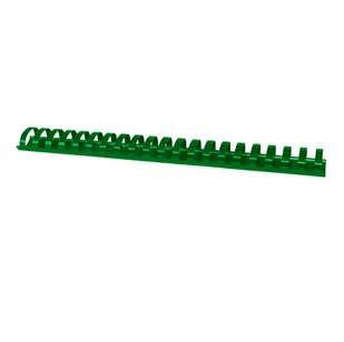 PBS Connect Polska Connect, plastikowe grzbiety do bindowania, 32 mm, zielone, 50 sztuk - Grzbiety do bindownic - miniaturka - grafika 1