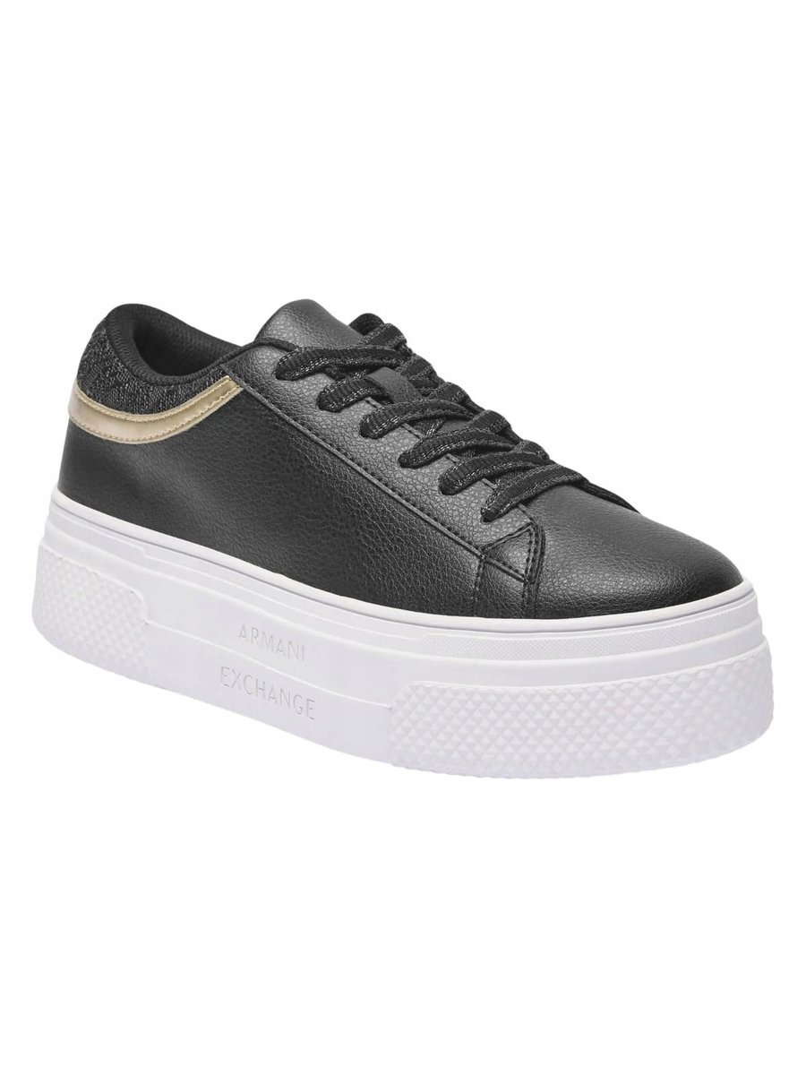 Sneakersy damskie Armani Exchange XDX159 XV887 czarny - Shoes: 40