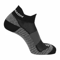 Skarpetki i podkolanówki sportowe - Skarpety Salomon Aero Ankle Black / Ebony - miniaturka - grafika 1