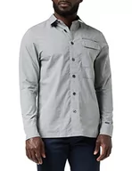 Koszule męskie - G-STAR RAW, Męska koszula z długopisem kieszeniowym regularna, Wiele kolorów (Correct Winter Grey Htr C903-3800), XS - miniaturka - grafika 1