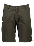 Spodnie sportowe damskie - Salewa Szorty funkcyjne "Talvena" w kolorze khaki - miniaturka - grafika 1