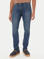 Spodnie męskie - Levi's® Jeansy 511™ 04511-5656 Granatowy Slim Fit - miniaturka - grafika 1