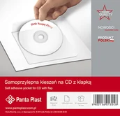 Pudełka i akcesoria na płyty CD - Panta Plast Kieszeń samoprzylepna na CD 290111 - miniaturka - grafika 1
