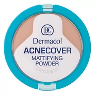 Róże do policzków - Dermacol Acnecover Mattifying Powder puder matujący w kompakcie 02 Shell 11g - miniaturka - grafika 1