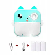 MINI DRUKARKA DRUKUŚ APARAT FOTOGRAFICZNY NATYCHMIASTOWY TERMICZNA + ROLKI