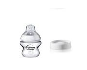 Butelki dla niemowląt - Butelka 150 ml+ nakrętka Tommee Tippee do przechowywania mleka - miniaturka - grafika 1
