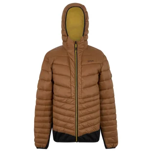 Kurtka męska Regatta Hooded Leedre Hybrid Rozmiar: L / Kolor: brązowy - Kurtki męskie - miniaturka - grafika 1