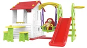 Place zabaw - Domek ogrodowy 5w1 dla dzieci Czerwony dach - miniaturka - grafika 1