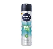 Dezodoranty i antyperspiranty męskie - Nivea Men Fresh Kick 150ml antyperspirant spray - miniaturka - grafika 1