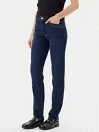 Spodnie damskie - BOSS Jeansy State 2.0 50542555 Granatowy Slim Fit - miniaturka - grafika 1