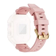 Akcesoria do zegarków - Pasek Rubicon RNCF28 Uniwersalny - 20 mm różowy - miniaturka - grafika 1