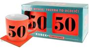 Gadżety do domu - Kubek "50 Urodziny - Neon", czerwony, Pan Dragon 09,922638 - miniaturka - grafika 1