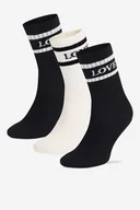 Skarpetki damskie - Fila F3608-AW24 (3-pack) Czarny - miniaturka - grafika 1